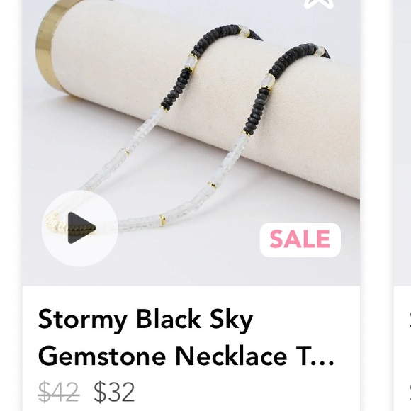 Treasure jewels dainty gemstone necklace - Picture 6 of 7